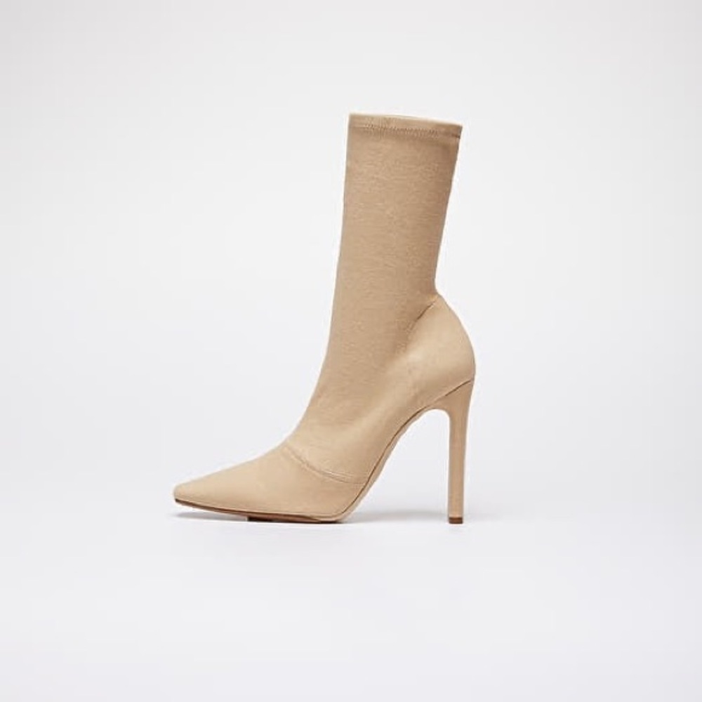 YEEZY Season 7 / stretch canvas sock ankle boot military light 36